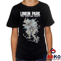 Camiseta Infantil Linkin Park 100% Algodão The Hunting Party Rock Geeko
