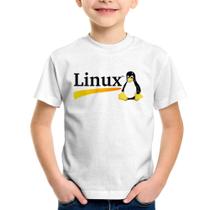 Camiseta Infantil Linux - Foca na Moda