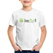 Camiseta Infantil Linux Mint 8 Helena - Foca na Moda