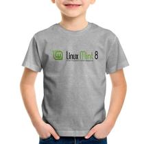 Camiseta Infantil Linux Mint 8 Helena - Foca na Moda
