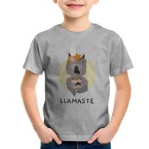 Camiseta Infantil Llamastê - Foca na Moda