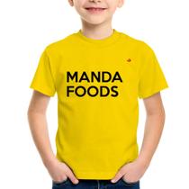 Camiseta Infantil Manda Foods - Foca na Moda