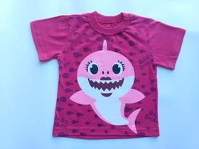 Camiseta Infantil Manga Curta Baby Shark