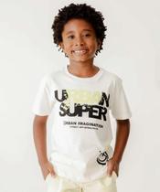 Camiseta Infantil Manga Curta Estampada MR Tam 4 a 10-41136