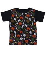 Camiseta Infantil Manga Curta Halloween