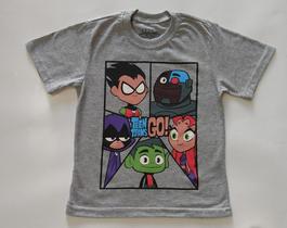 Camiseta Infantil Manga Curta Jovens Titans