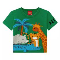 Camiseta Infantil Manga Curta Safari KYLY