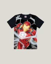 Camiseta Infantil Manga Curta Vingadores Malwee Ref. 083165