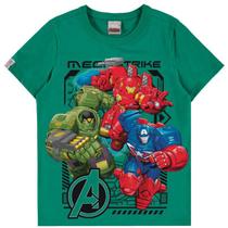 Camiseta Infantil Manga Curta Vingadores Malwee Ref. 100454