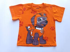Camiseta Infantil Manga Curta Zuma Patrulha Canina