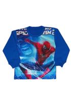 Camiseta infantil manga longa spider-man - New Fashion