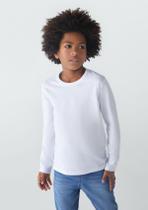 Camiseta Infantil Manga Longa Tam 1 A 16