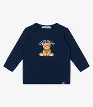 Camiseta Infantil Manga Longa Trick Nick Azul