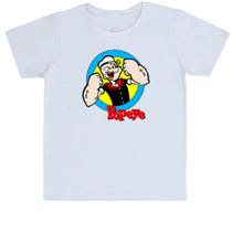 Camiseta Infantil Mariheiro Popeye Clássico