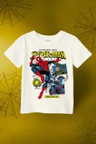 Camiseta Infantil Marvel Homem Aranha: Um Novo Dia Villains Camiseta Infantil Marvel Homem Aranha: Um Novo Dia Villains