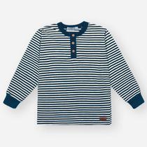 Camiseta Infantil Masc Manga Longa listras 17817 Divertto