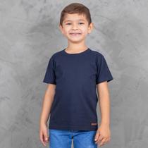 Camiseta Infantil Masculina Básica Pulla Bulla Lisa Marinho Camiseta Infantil Masculina Básica Pulla Bulla Lisa Marinho