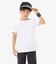 Camiseta Infantil Masculina Básica Rovi Kids Branco Camiseta Infantil Masculina Básica Rovi Kids Branco
