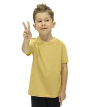 Camiseta Infantil Masculina Básica Rovitex Kids Amarelo