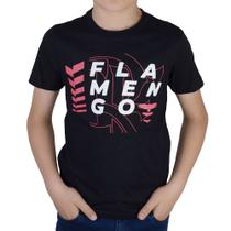 Camiseta Infantil Masculina Brandili Flamengo MC Preta 2619