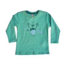 Camiseta Infantil Masculina de Manga Longa em Malha Flamê - Up Baby Camiseta Infantil Masculina de Manga Longa em Malha Flamê - Up Baby