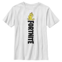Camiseta Infantil Masculina Fortnite Peely Logo Algodão Branco GG Camiseta Infantil Masculina Fortnite Peely Logo Algodão Branco GG