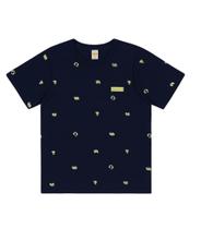 Camiseta Infantil Masculina Gamer Trick Nick Azul Camiseta Infantil Masculina Gamer Trick Nick Azul