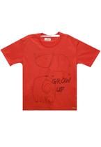 Camiseta Infantil Masculina GAN-K Grow UP Cor:VermelhoTamanho:3Modelo:GKCA03M