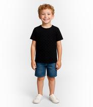 Camiseta Infantil Masculina Infinita Cor Preto Camiseta Infantil Masculina Infinita Cor Preto