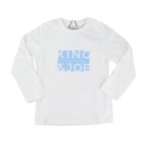 Camiseta Infantil Masculina King&Joe Play Off White - CA0810 Camiseta Infantil Masculina King&Joe Play Off White - CA0810