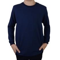 Camiseta Infantil Masculina KingJoe ML Azul Marinho CA1032