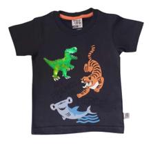 Camiseta Infantil Masculina Manga Curta Brincar é Arte