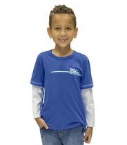 Camiseta infantil masculina manga longa trick nick