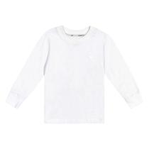 Camiseta Infantil Masculina Meia Malha Manga Longa Elegante Resistente Confortável Dias Frio Inverno