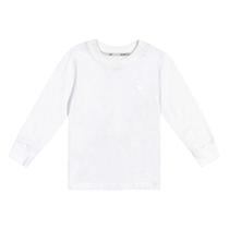 Camiseta Infantil Masculina Meia Malha Manga Longa Elegante Resistente Confortável Dias Frio Inverno