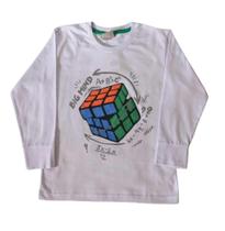 Camiseta Infantil Masculina ML Brincar é Arte