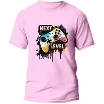 Camiseta Infantil Masculina Next Level Controle Jogo Blusa Estampada 100% Algodão