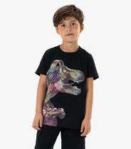 Camiseta Infantil Masculina Rovi Kids Preto