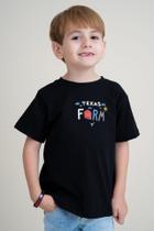 Camiseta Infantil Masculina Texas Farm - Cim035 - Preto