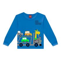 Camiseta Infantil Masculino Manga Longa em Meia Malha Kyly Camiseta Infantil Masculino Manga Longa em Meia Malha Kyly