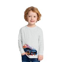 Camiseta Infantil Masculino Manga Longa em Meia Malha Kyly Camiseta Infantil Masculino Manga Longa em Meia Malha Kyly