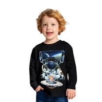 Camiseta Infantil Masculino Manga Longa em Meia Malha Kyly Camiseta Infantil Masculino Manga Longa em Meia Malha Kyly