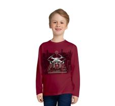 Camiseta Infantil Masculino Manga Longa em Meia Malha Kyly Camiseta Infantil Masculino Manga Longa em Meia Malha Kyly