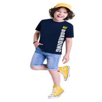 Camiseta infantil - masculino - tamanho 10 ao 16 112185 - kyly