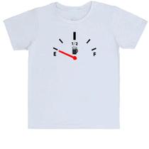 Camiseta Infantil Medidor de cerveja combustivel Camiseta Infantil Medidor de cerveja combustivel
