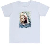 Camiseta Infantil Megalodon Atack