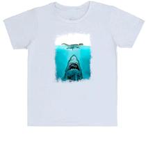 Camiseta Infantil Megalodon Parórdia Tubarão