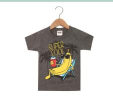Camiseta infantil meia malha Camiseta infantil meia malha