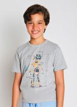Camiseta infantil meia manga Alphabeto - Robozinho Camiseta infantil meia manga Alphabeto - Robozinho