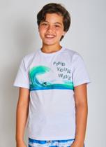 Camiseta infantil meia manga Alphabeto - Wave Camiseta infantil meia manga Alphabeto - Wave